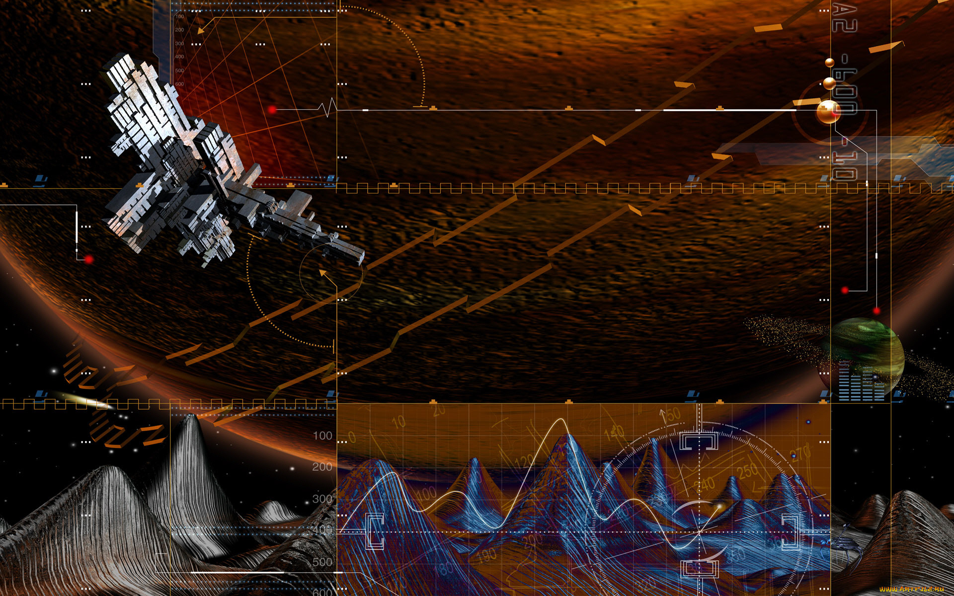 3, , abstract, 